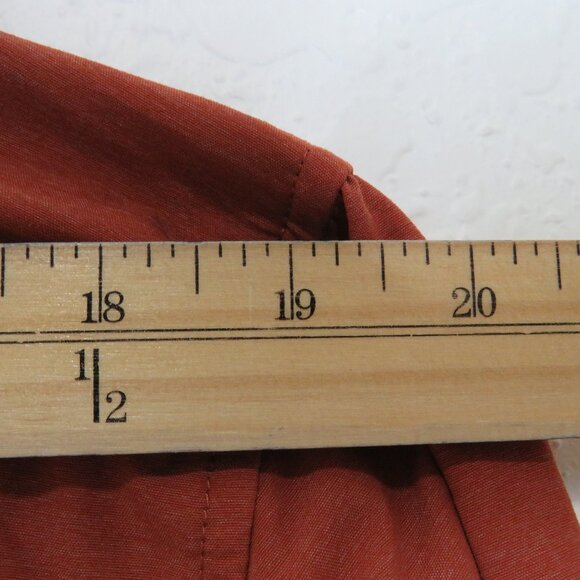 Wrangler* Men's Long Sleeve Button Down Straight Hem Pocket Shirt~ Size Medium - Picture 6 of 11